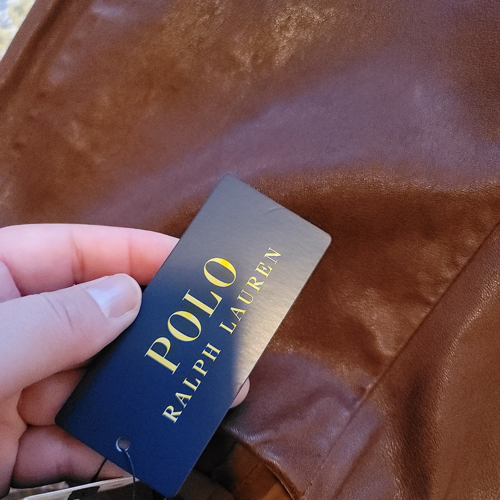 Leather skinny pants